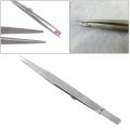 Lock tweezer With Groove Swiss Tweeser Swiss Made Lock Twizer For Gem Diamond and Jewelry + ect Twizers Concave Groove Diamond Stainless Steel Adjustable Free Blue Puch Pack. 