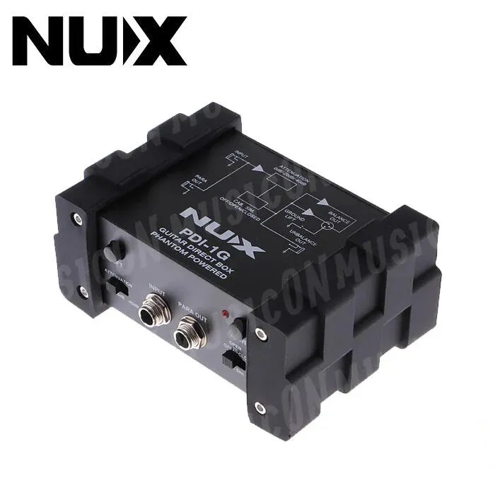 NUX%20PDI-1G%20Guitar%20Direct%20Injection%20Phantom%20DI%20Box%20Audio%20Mixer%20with%20Para%20Out%20-%20Image%204
