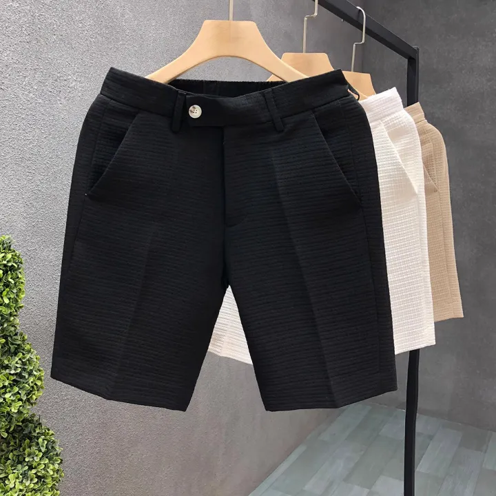 Light%20Business%20White%20Suit%20Shorts%20Men's%20New%20Fashion%20Summer%20Slim%20Straight%20Shorts%20Men's%20Thin%20Short%20Suit%20Pants%20-%20Image%202
