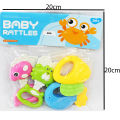 Baby Rattles Teether Rattles Toys - Rattle Teething Toys for Babies- Grab Shaker and Spin Rattle - Multicolor. 