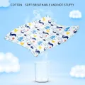 Waterproof cotton cot sheet medium size. 