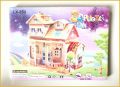 LX-850 3D DIY Puzzle Jigsaw Puzzles Cartoon House Toy Kid Early Learning Children's Educational Toys. 