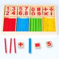 Children Learning math Wooden Educational Toys Digital Stick Montessori Teaching Aid Mathematics Enlightenment Knowledge. 