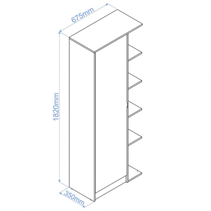 Single%20Door%20Wardrobe%20/%20Storage%20Cupboard%20/%20Dressing%20Room%20/Bedroom%20/%20Shoe%20Cupboard%20-%20Image%204