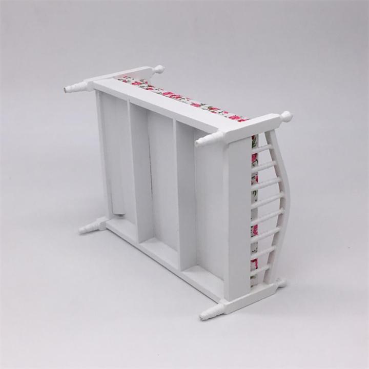 Wooden%20Miniature%201/12%20Dollhouse%20Double%20Bed%20Floral%20Sheet%20House%20Furniture%20Kids%20Toy%20-%20Image%206