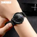 SKMEI Creative Moon Phase Quartz Watch Fashion Waterproof Watch For Men 9245. 