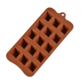 Silicone Moulds for Melting Chocolate, Square Shape Chocolate Candy Ice Cube Easy to Clean Baking Supplies. 