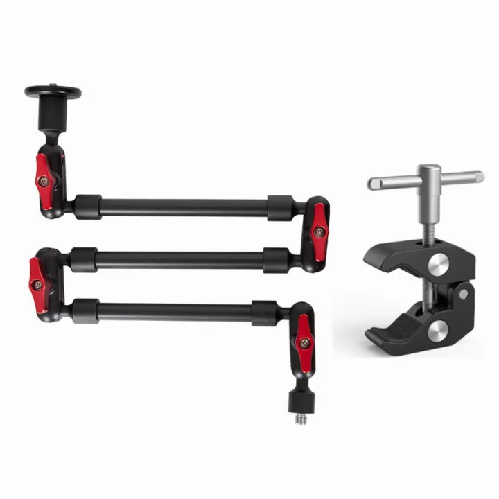 3 Section Camera Arm For Smartphone Action Camera Webcam Foldable ...