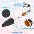 Pressure Washer Tips Turbo Nozzle, Rotating Pressure Washer Nozzle with 1/4 inch Quick Connect 2000 PSI, Orifice 2.5. 