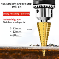 Cone-shaped woodworking multifunctional step drill mm step drill m 4-32 4-12 m 4-20 mm head sharpener metal drill bit set stage. 