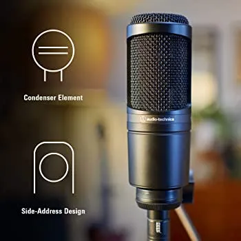 Audio-Technica%20AT2020%20Cardioid%20Condenser%20Studio%20XLR%20Microphone,%20Ideal%20for%20Project/Home%20Studio%20Applications,%20Black%20-%20Image%209