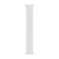 For Apple Watch Ultra 49mm / Series 8&7 45mm / SE 2&6&SE&5&4 44mm / 3&2&1 42mm Solid Color Elastic Silicone Watch Band, Size:L 156mm(White). 