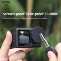 Silicone Housing Protective Case With Lens Cap Scratch-Resistant Anti-Collision Camera Protector Compatible For DJI OSMO Action 4 3 Camera. 