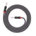 Cable 3.5mm Jack Male to Male AUX Cable 3.5 mm Audio Extender Cord Braided Wire for Computer Mobile Phones Amplifier 2 Meters Audio Extension. 