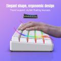 HXSJ Wired Portable 68 Key Mechanical Touch Film Game Keyboard ABS Material RGB Backlight. 