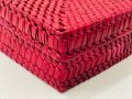 Ecofriendly multipurpose Red storage box. 