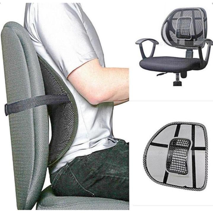 Chair Lumbar Cushion Mesh Back Brace Support Ventilate Cushion