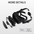 KOKKO Head-mounted 3d Virtual Reality Vr Gaming Glasses Mobile Phone Movie Helmet Smart Digital Glasses Compatible For Android/WIN/IOS System. 