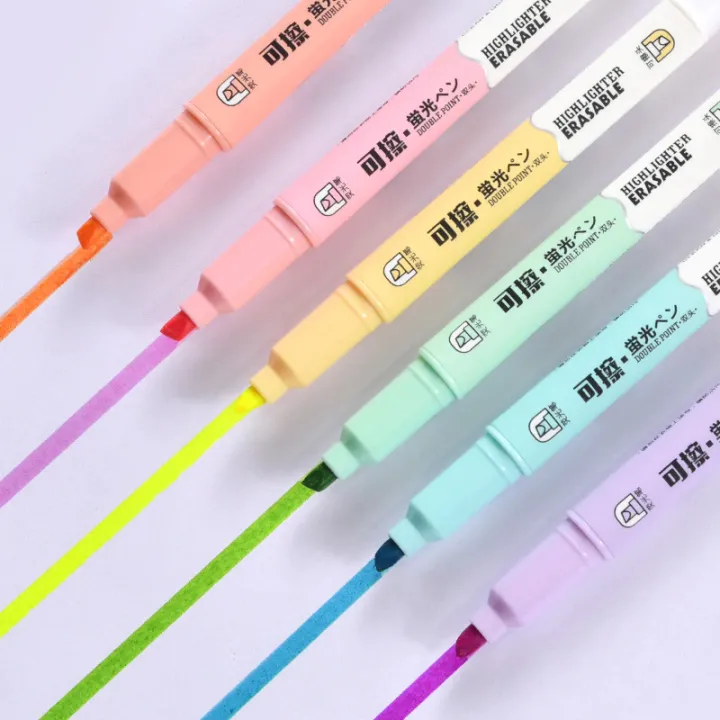 6%20Pcs%20Erasable%20Highlighter%20Pen%20Set%20-%20Highlighter%20Marker%20Pen%20-%20Pastel%20Study%20Supplies%20-%20School%20Office%20Stationary%20-%20Student%20Art%20-%20Double%20Headed%20-%20Image%206