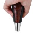 Wood Grain Car Gear Shift Knob for / Fortuner Crown Lever Shifter Stick Black. 