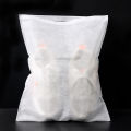 5/25/50PCS Dust Proof Shoe Bag Drawstring Shoe Storage Bag Non Woven Fabric Handbag White Shoe Covers for Travel. 