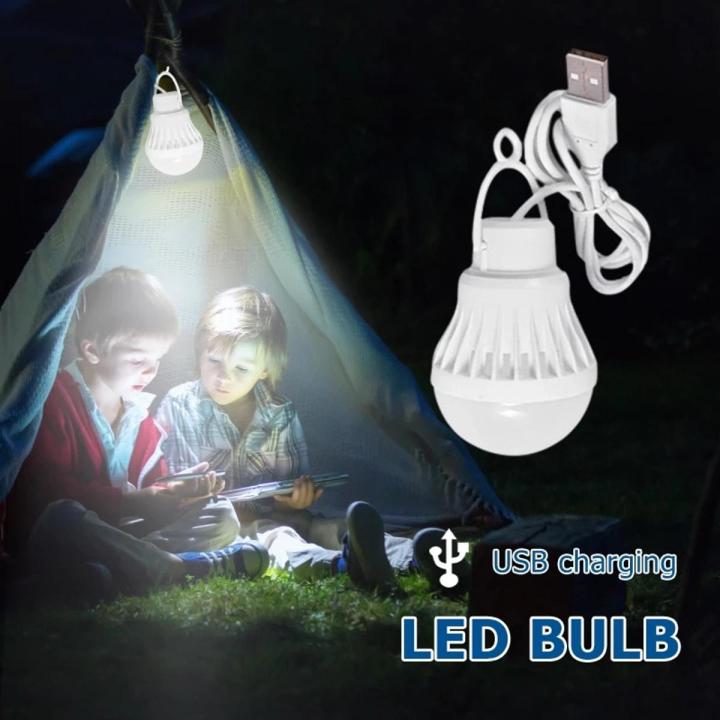 Portable Camping LED Lamp/Mini 5W LED Bulb with USB for Reading, Study, Table