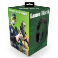 Games World BT28 Gaming Headphones Game Overview Aux Gaming Headset & Amp Laptop Lightweight and Comfortable to Wear. 
