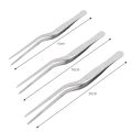 3 Sizes Kitchen Tweezer BBQ Food Tweezer Clip Mini Chief Tongs Stainless Steel Portable Picnic Meat Barbecue Cooking Tool. 