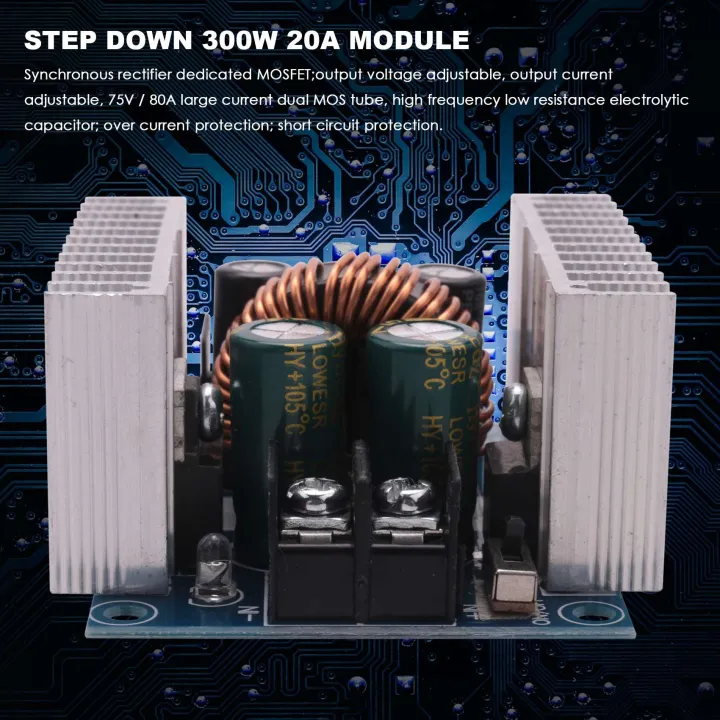300W%2020A%20Module%20Buck%20Converter%20CC%20CV%20DC%20Power%20Supply%20Module%20-%20Image%202