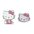 Cartoon New Smart Star Kitty Cat Decorative Buckle Accessories Heart Trendy Cute Metal Shoe Ornament Hole Shoes. 