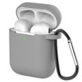 Airpods 1 2 i11 i12 Inpods 12 Case Pouch Silicone Cover with Hook - Soft High Quality Pouch for Earpods 178353785 STYLES-CMB (PVT) LTD. 