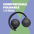 JBL Tune 520BT Wireless On-Ear Headphones, Speed Charge, Lightweight, Comfortable and Foldable Design, Hands-Free Calls with Voice Aware. 