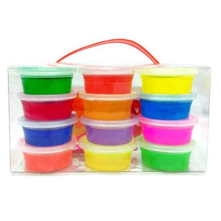 Magic Slime Clay Soft Slime Magic Toy 12 pcs Pack Educational Toy