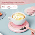 Qiaolis Thermostatic Coaster Cup Heater Mug Warmer 3 Gear 75°C Hot Tea Makers Electric Mini Induction Cooker Coffee Heating Pad. 