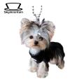 Dog-shaped Decorative Ornament Adorable Animal Shaped Car Rearview Mirror Pendant with Lanyard Realistic Design Christmas Tree Ornament Easy to Hang Decoration for Animal-themed Mirror Charm. 