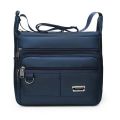 Leisure ] Shoulder Bag Six Large Capacity Zipper Waterproof Oxford Cloth Bag Wear-Resistant Men [ Men's Messenger Bag. 