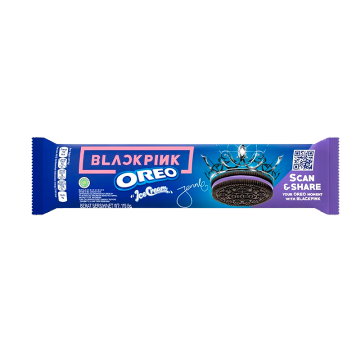 Oreo Ice Cream Biscuits Blueberry Blackpink Edition [108g] | Daraz.lk
