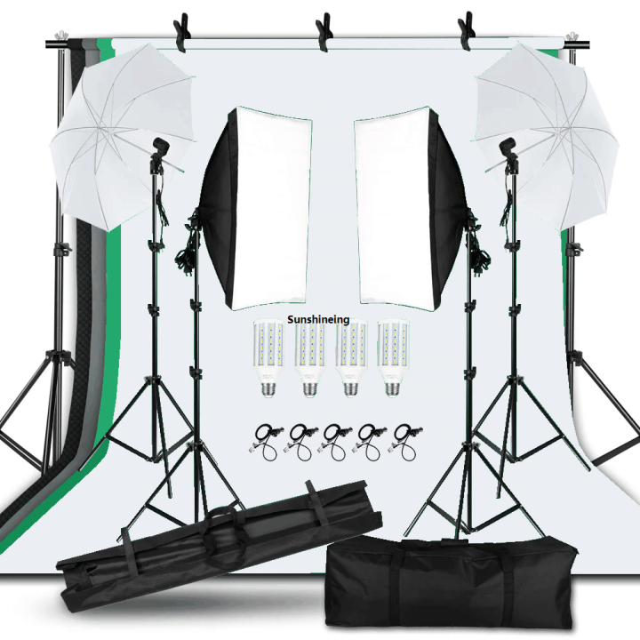 Box Umbrella Tripod Background Photography L Photo Studio Lighting ...