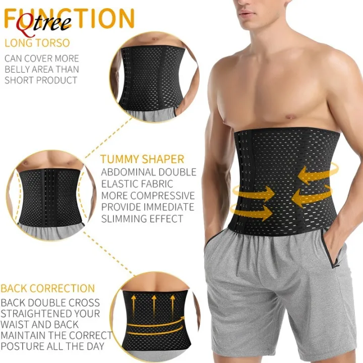 Qtree%20Men%20Body%20Shaper%20Waist%20Trimmer%20Corset%20Slimming%20Belly%20Fat%20Cellulite%20Tummy%20Control%20Stomach%20Girdle%20Slimming%20Patch%20Belt%20-%20Image%205