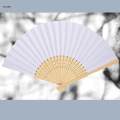 Handheld Paper Fan Handmade for Calligraphy Home Office Preschool Supplies 7 Inch. 