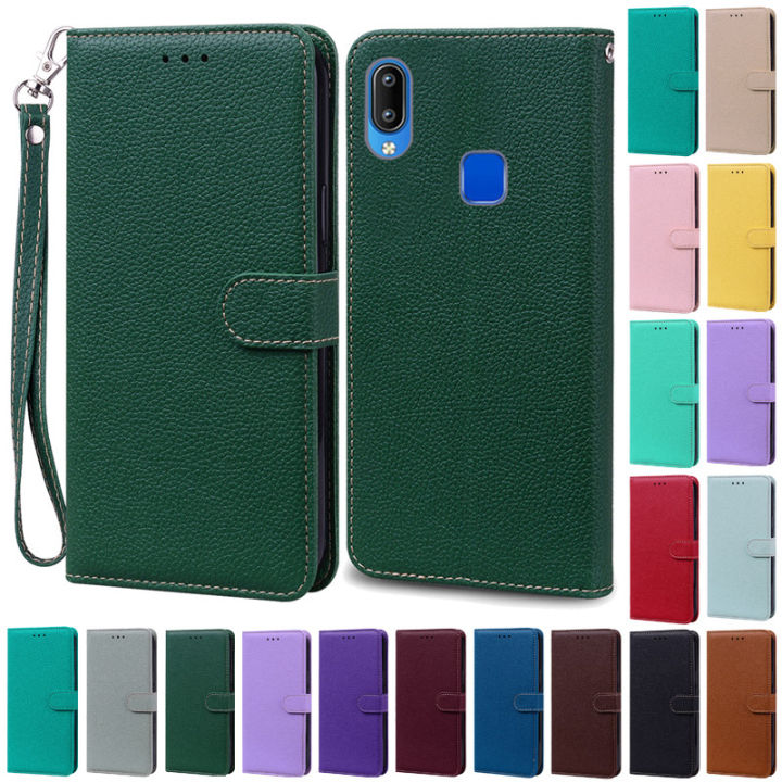 For Coque Vivo Y91 Case Vivo 1820 1816 1817 1811 Silicone Wallet Flip Cover For Vivo Y95 Case Vivo 1807 Cover Y 91 95 Phone Case