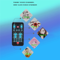 Mini Voice Changer Card 16 Different Effects Voice Changing Support Multi Language for Phone Live Streaming. 