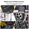 1/3/6 Pcs White Marker Pens Waterproof Write Smooth Quick Dry Dust-free Supplies Doodling Manga Drawing Stationery. 