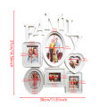 Family Photo Frame 30x37cm Wall Decor Modern Minimalist Picture Display White. 