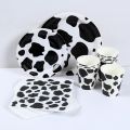 paper cups Farm Cow Theme Party Disposable Paper Cup Plate Tablecloth Wedding Birthday Party Decor Kids Animal Cattle Baby Shower FavorParty Tableware. 