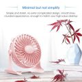 New Small Fan USB Fan Cartoon Desktop Charging Fan Mute Mini Simple Portable Small Fan. 
