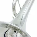 Trumpet Brass Instrument Standard Brass Trumpet Set Professional Key Brass Trumpet (Silver). 