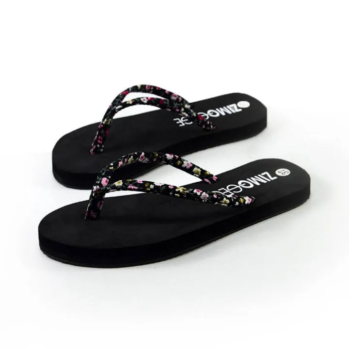 【BestGO】Women Summer Fashion Floral Sponge Cake Slip-resistant Flip-flops Sandals Shoes