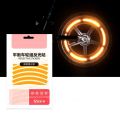 12pcs Reflective Tire Sticker Safety Sticker Color Kids Balance Bike Reflective Sticker Wheel Decal Bicycle Accessories. 
