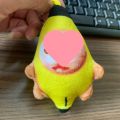 Douyin with the same Rakshasa Haishi funny voice pendant, dinosaur carrying wolf, plush toy doll, watermelon strips can talk. 